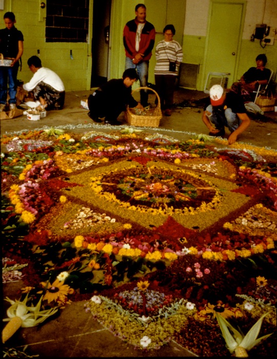 cj fleury Flower Petal Mandala Project
